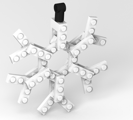 How To Make A LEGO Snowflake